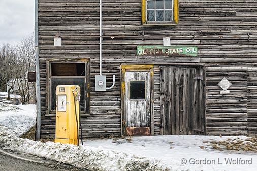 Bygone Gas Station_06787.jpg - Photographed near Glen Tay, Ontario, Canada.